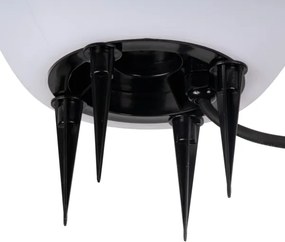 Kanlux 45930 - Vonkajšie svietidlo STONO 1xE27/15W/230V, Ø 20 cm, IP65, biele