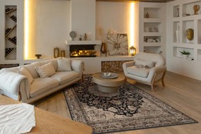 Koberec Agnella Isfahan Hathor svetlobéžový