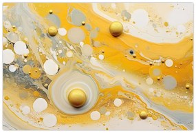 Obraz - Abstraktné pozadia so zlatým dekorom (90x60 cm)