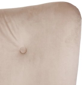 Hojdacie kreslo B2 MOSS PLUS 2v1 zamatovo béžové 890043