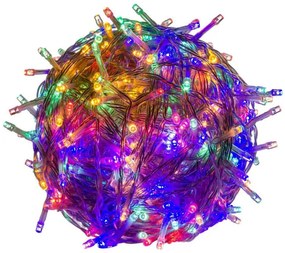 Vianočné LED osvetlenie - 20 m, 200 LED, farebné