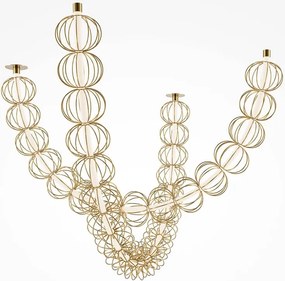 Maytoni Závesné svietidlo Golden Cage 3000K 117W MOD216PL-L42G3K