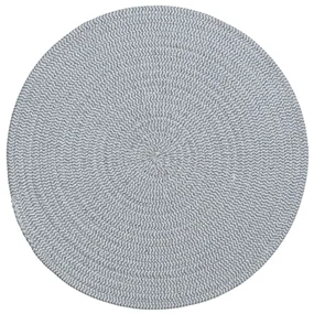 Okrúhle prestieranie na stôl COTTON SPIRAL Ø 38 cm sivé