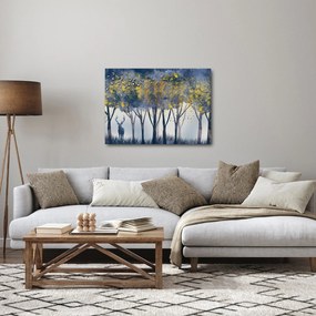 Obraz jeleňa v lese (70x50 cm)