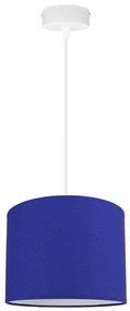 Závesné svietidlo INDIGO, 1x textilné tienidlo (výber zo 6 farieb), (výber z 3 farieb konštrukcie)
