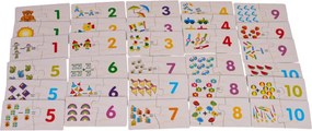Edukačné puzzle Počítanie do 10