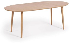 Jedálenský stôl quio 120 (200) x 90 cm dubový MUZZA