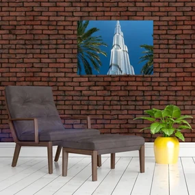 Sklenený obraz - Burj Khalifa (70x50 cm)