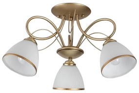 Brilagi - prisadený luster FRED 3xE27/60W/230V, priemer 59 cm, zlatý