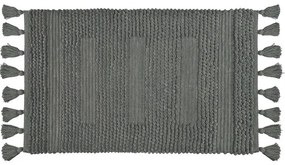 Kúpeľňový koberček 60x100cm tmavošedá