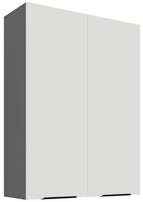 Kuchynská skrinka Aria-Wh/Ant Anti Fingerprint 80g-108 2f