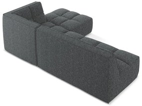 Tmavosivá modulárna rohová pohovka (variabilná) Kalai – Makamii