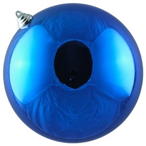 DECOLED Plastová guľa, priemer 20 cm, modrá lesklá