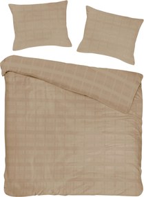 SATÉNOVÉ OBLIEČKY MARSELA EXCLUSIVE 160X200 CM, 2KS 70X80 CM SVETLOHNEDÉ