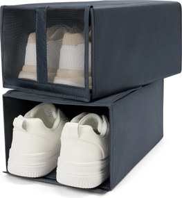 Skladacie boxy na topánky, 2 ks