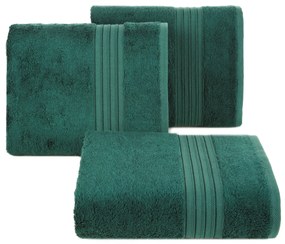 BAVLNENÝ UTERÁK AURA 30X50 CM TMAVOZELENÁ