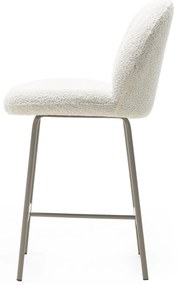 Čalouněná barová židle Fiori béžová