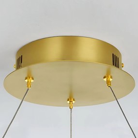 Toolight Toolight, LED závesné osvetlenie 50cm, 31W, 3000K, LHJ046-CP, zlatá lesklá, OSW-50021