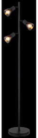 Globo 54312-3S - Stojacia lampa SATELLA 3xE14/25W/230V čierna