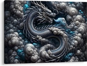 Obraz – Drak v dyme (70x50 cm)