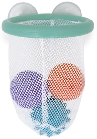 Basketbalový kôš so senzorickými loptičkami - hračka do vody