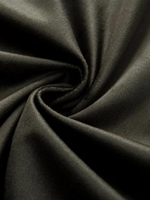 Zamatové zatemňovacie závesy Cesar sivohnedé - 140 x 180 cm (2ks) - krúžky