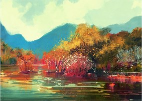 Obraz - Farby jesene (70x50 cm)