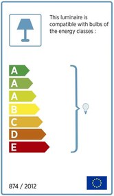 Sivá stojacia lampa Nore