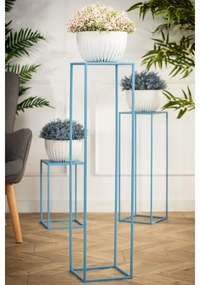 Stojan na kvety 100x24 cm modrá