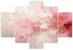 Obraz - Ružový abstrakt (150x105 cm)