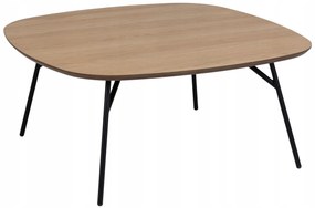 Konferenčný stolík Caracas 90 cm dub olejovaný/čierny