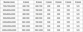 Mexen Exo päťuholníková sprchová kabína výkyvné 90 x 90 cm, transparentná, čierna - 812-090-090-70-00