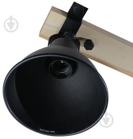 Bodové svietidlo 3xE27/40W/230V čierna