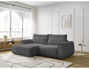 Sivá rohová pohovka Aden – Bobochic Paris