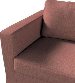 Poťah na sedačku Karlstad (nerozkladáci, 3-miestný, dlhý) farba produktu hnedá látka zapletaná