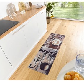 Hnedý koberec behúň 50x150 cm Enjoy Coffee Break – Hanse Home