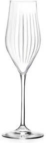 RCR TIMELESS POHÁR NA ŠAMPANSKÉ 230ML SADA 6KS