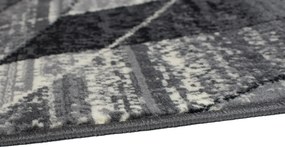 TA Koberec K858A TMAVO SIVÁ LACNÁ PP CRM Rozmer: 70x150 cm