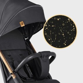 Športový kočík Milan 35 čierny / zlatý