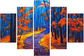 Obraz jesenného lesa (150x105 cm)