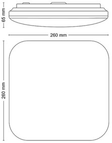 Philips - LED Stropné svietidlo MAUVE LED/12W/230V 4000K