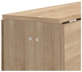 Rozkladací jedálenský stôl v dekore duba 76x28 cm Papillon – TemaHome
