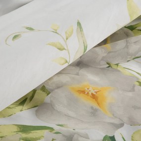 SATÉNOVÉ OBLIEČKY SPRING22 200X220 CM, 2KS 70X80 CM KVETY