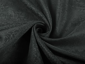 Biante Veľký teflónový oválny obrus TF-046 Venezia čierny 180x260 cm