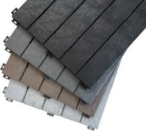 Gumová dlaždica NATURAL STONE 30 x 30 cm, sivá MHEU5100446