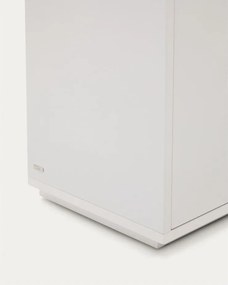 Biela komoda v dekore duba 180x75x36 cm Abilen – Kave Home