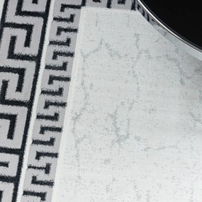 Dywany Łuszczów, Kusový koberec Allure 1960 white/grey, 140x190, šedá, kancelária