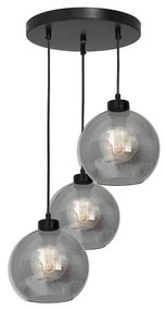 Luster na lanku SOFIA 3xE27/60W/230V čierna