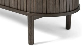 Dizajnová komoda Palomino 140 cm tmavohnedý dub