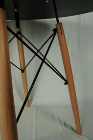 AKCIA Čierny jedálenský stôl OSLO 90x90 II. akosť